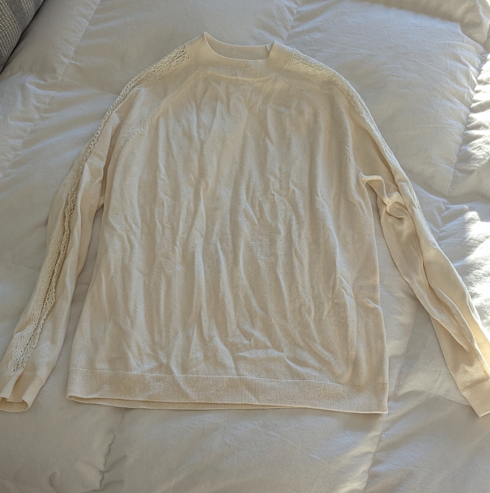 Sezane wool/cotton sweater EUC size S